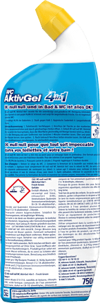 Toiletreiniger 00 Active Gel 4-in-1 Fresh Green, 750 ml