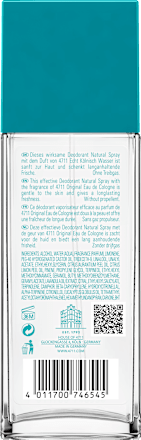 Deo Naturalspray Echt Kölnisch Wasser, 75 ml