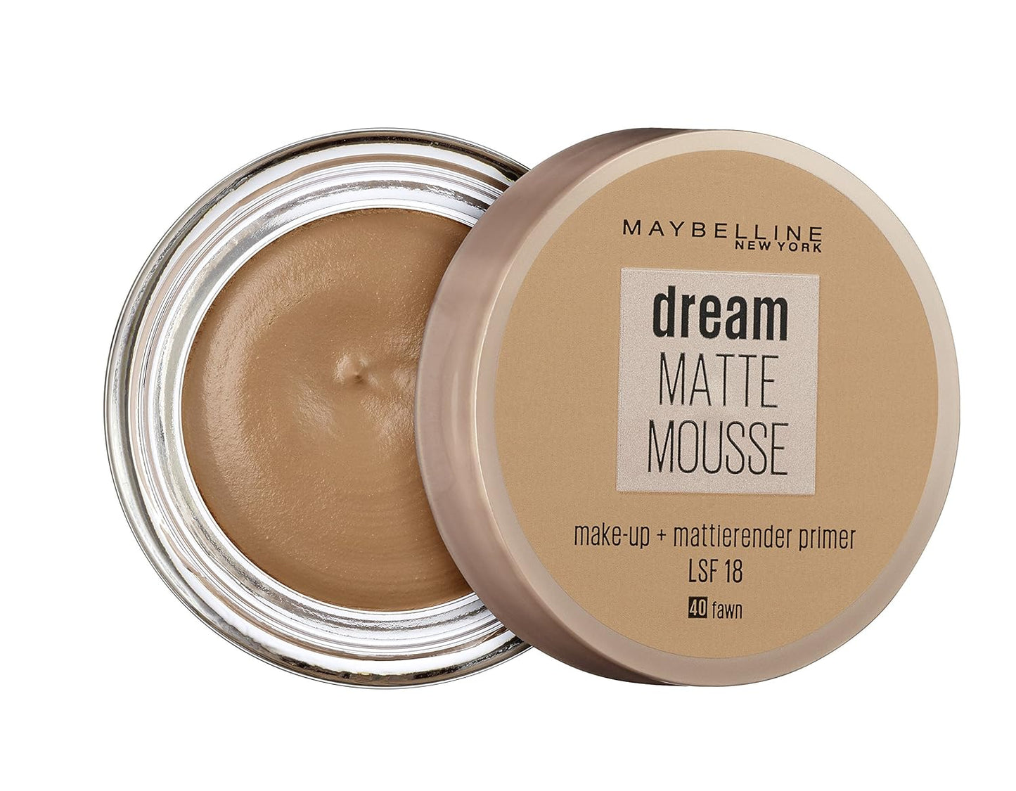 Maybelline dream matte mousse 40 fawn foundation