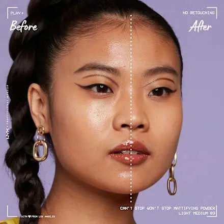Puder Can't Stop Won't Stop Mattifying Medium 03, 6 g NYX PROFESSIONAL MAKEUP