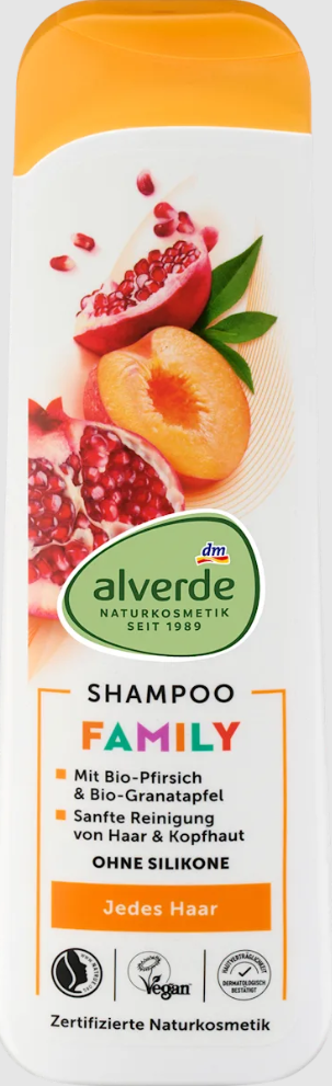 alverde NATURKOSMETIK Shampoo Family, 300 ml