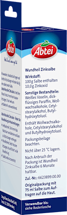 Wundheil Zinksalbe, 75 ml