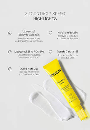 Gesichtscreme Zitcontrol LSF 50, 40 ml Acnemy