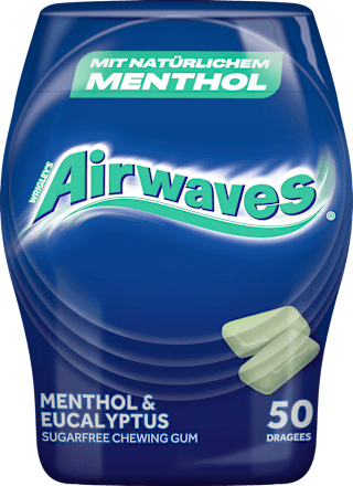 Kaugummi, Menthol & Eukalyptus (50 Stück), 50 St