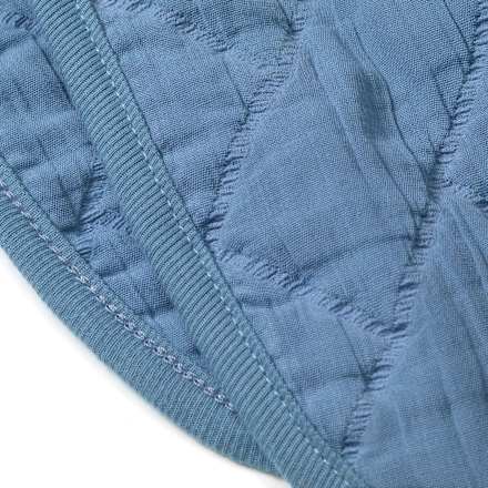 Baby Decke, 90 x 80 cm, in Bio-Baumwolle, blau, 1 St ALANA