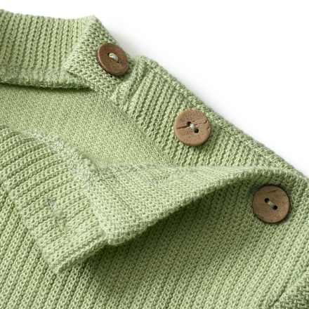 Pullover mit Ripp-Struktur, grün, Gr. 68, 1 St