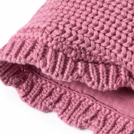 Stirnband aus Strick, rosa, Gr. 54/55, 1 St