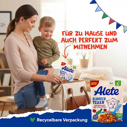 Kinderteller Ratatouille Couscous ab 1 Jahr, 250 g