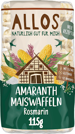 Amaranth Maiswaffeln Rosmarin & Meersalz, 115 g