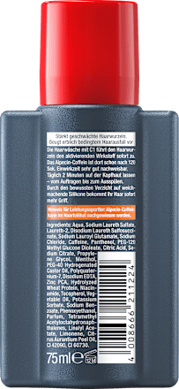 Shampoo Coffein C1, Reisegröße, 75 ml