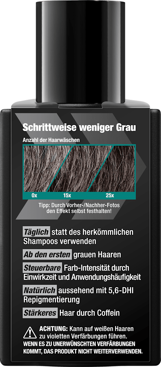 Alpecin Shampoo Grey Attack Coffein & Color, 200 ml