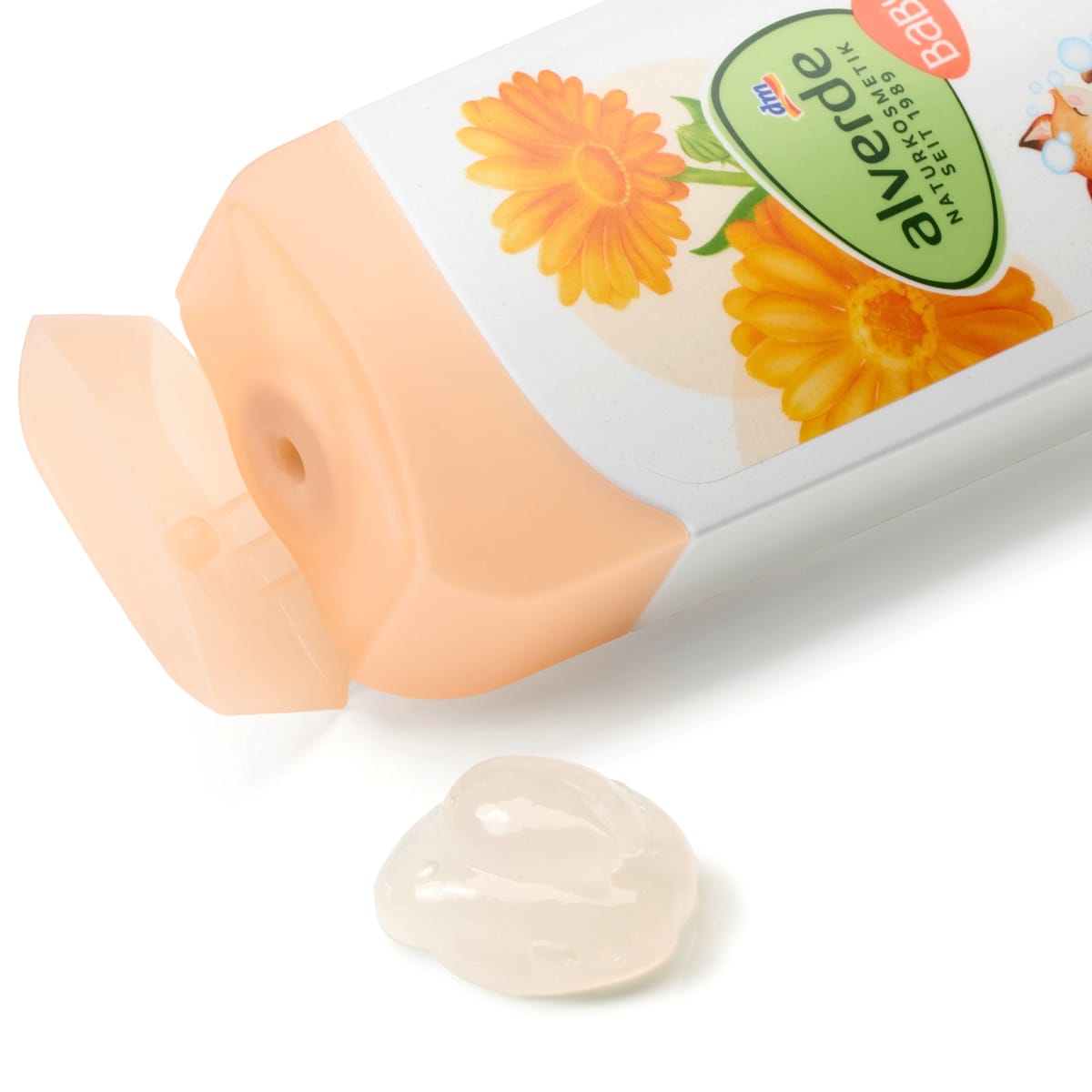alverde BABY Baby Waschlotion & Shampoo Calendula, 250 ml