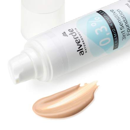 Foundation 3in1 Sensitive mit 0,3% Ceramid-Komplex, 30 ml