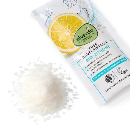 Fußbad Badekristalle Zitrone, 40 g