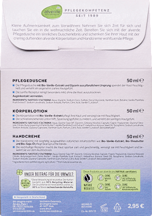 Geschenkset "Sanfte Pflege" 3tlg, 1 St alverde NATURKOSMETIK