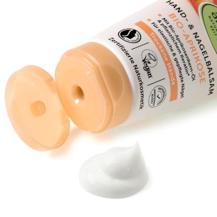 Hand- und Nagelbalsam Aprikose, 75 ml