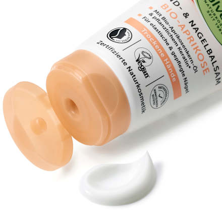 Hand- und Nagelbalsam Aprikose, 75 ml