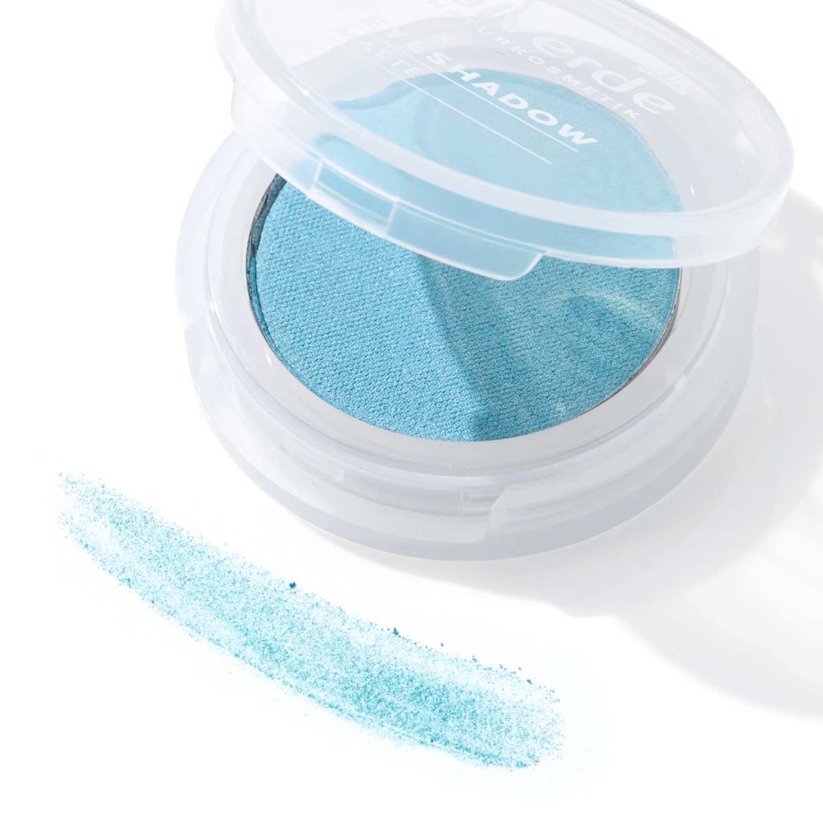 alverde NATURKOSMETIK Lidschatten Mono Matte 12 Aquatic Blue, 1,5 g