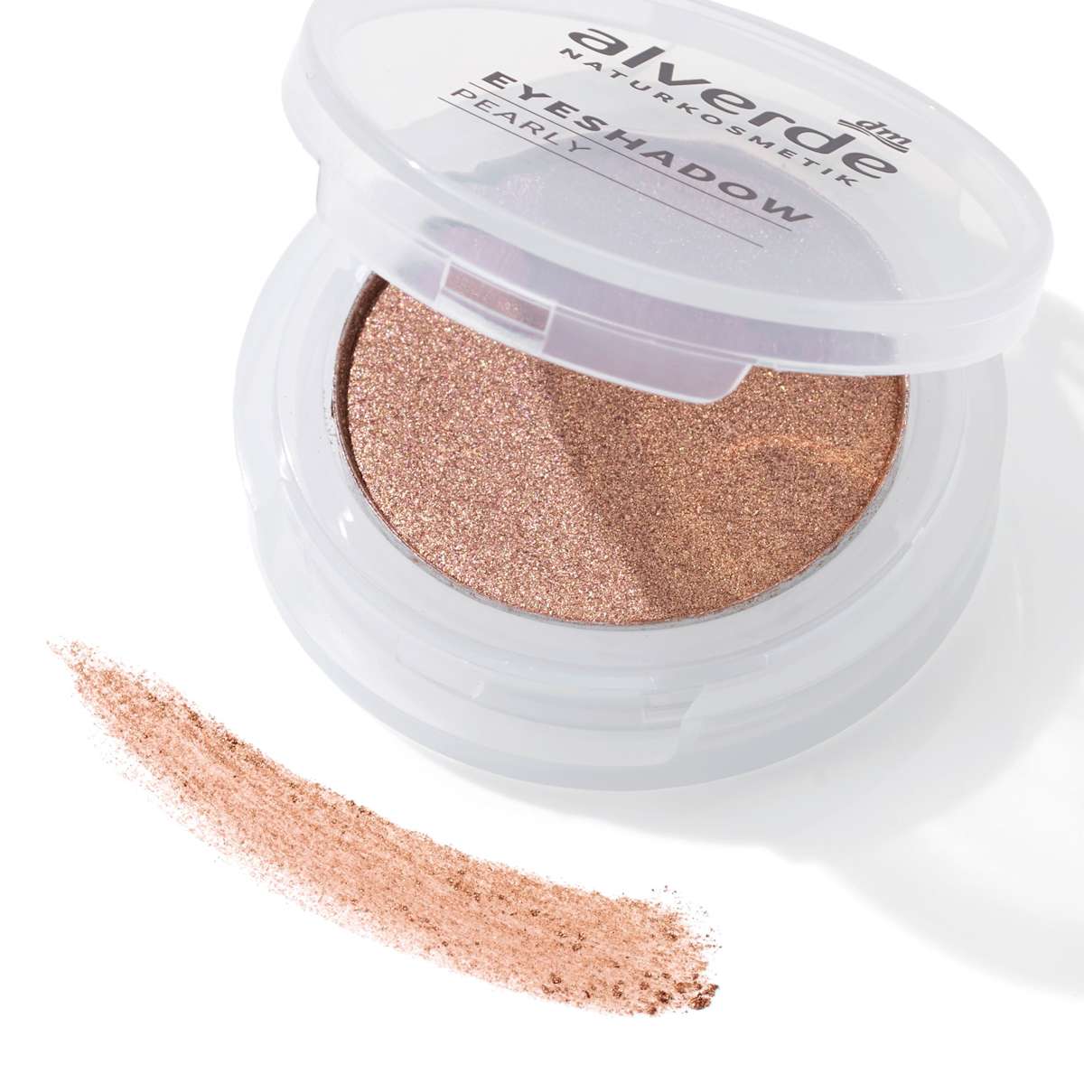 alverde NATURKOSMETIK Lidschatten Mono Pearly 29 Hazel Glow, 1,5 g
