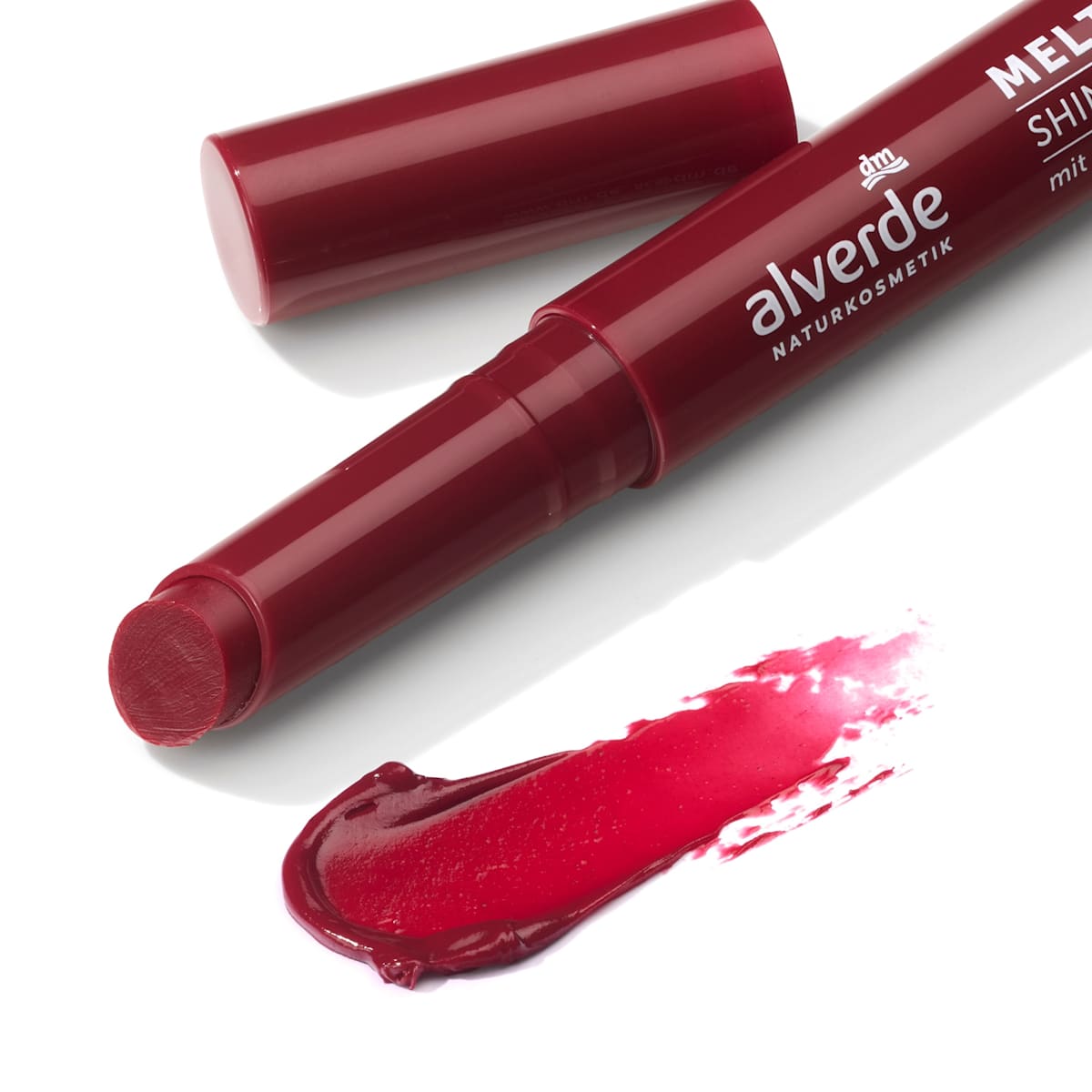 alverde NATURKOSMETIK Lippenstift Melting Shine & Click 60, 2,8 g