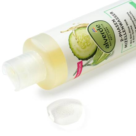 Mizellenwasser 2-Phasen Bio-Aloe Vera & Bio-Gurke, 200 ml