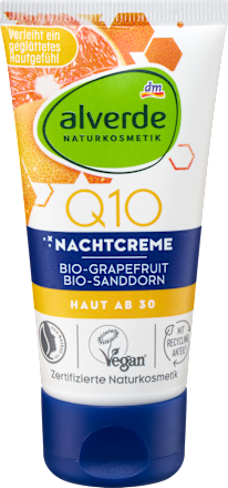 Nachtcreme Q10, 50 ml alverde NATURKOSMETIK