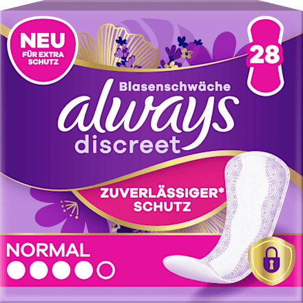 discreet Slipeinlagen Inkontinenz Normal, 28 St