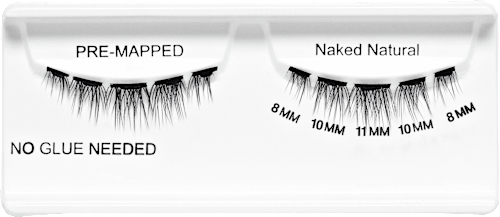 Künstliche Wimpern Press On Pre-Mapped Naked Natural, 2 St