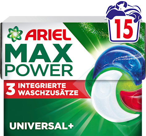 Vollwaschmittel Pods Max Power, 15 St