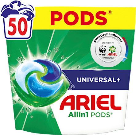 Vollwaschmittel Pods, 50 Wl