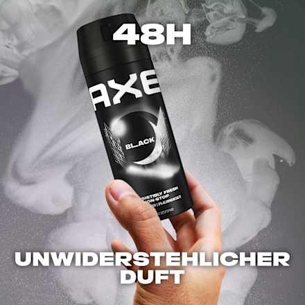 Deodorant Spray Zwart, 150 ml
