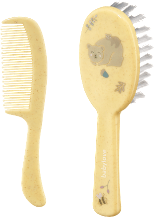 Bürstenset gelb Bär 2tlg, 1 St