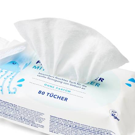 Feuchttücher mit 99 % Wasser (4x80 St), 320 St