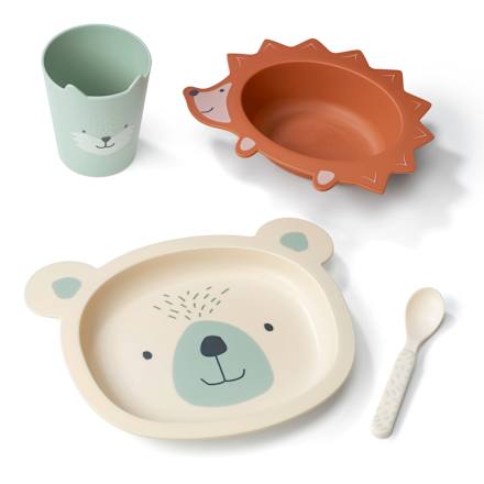 Serviesset voor zoetekauwen, 4-delig, 1 stuk