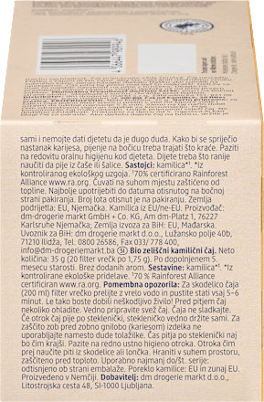 Kamillentee mild im Geschmack ab dem 5. Monat (20 Beutel), 35 g