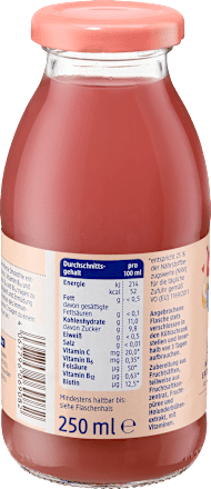 Smoothie Apfel, Banane, Erdbeere & Holunder, 250 ml