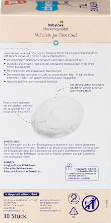 Stilleinlagen weiß, 30 St
