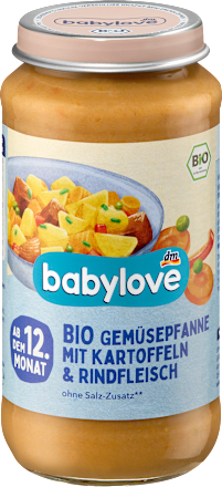 Menü Gemüsepfanne mit Kartoffeln und Rind, ab dem 12 Monat, 250 g