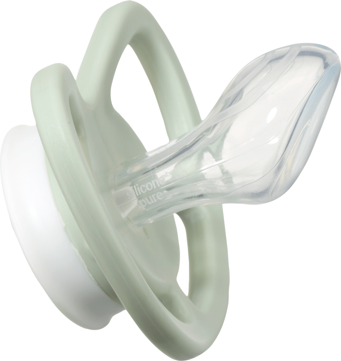 babylove Schnuller Air Silikon anatomisch, beige/mintgrün, Gr. 2, 5-18 Monate, 2 St