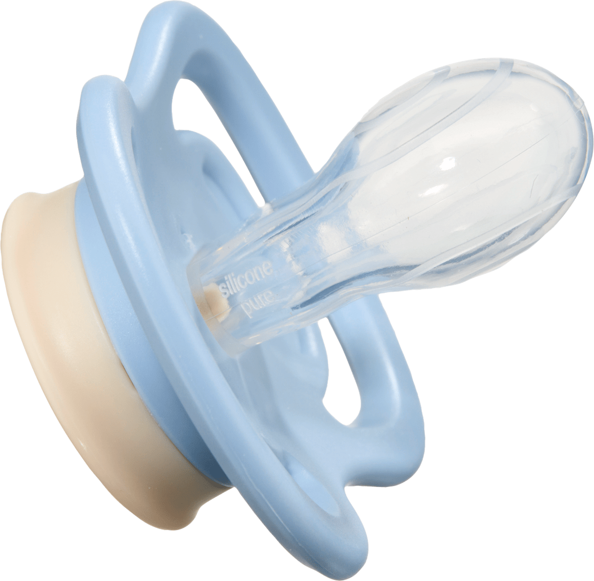 babylove Schnuller Air Silikon symmetrisch, blau, 5-18 Monate, 2 St