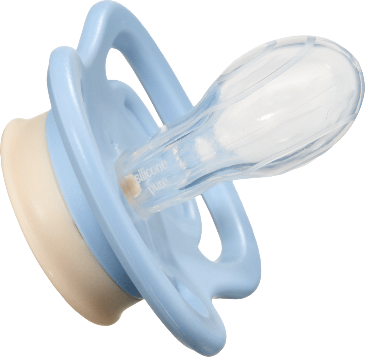 babylove Schnuller Air Silikon symmetrisch, blau, ab 16 Monaten, 2 St