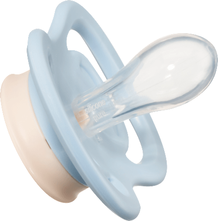 Schnuller Air Silikon symmetrisch, rosa/blau, 0-6 Monate, 2 St