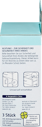 Schrank- und Schubladensicherung, 3 St