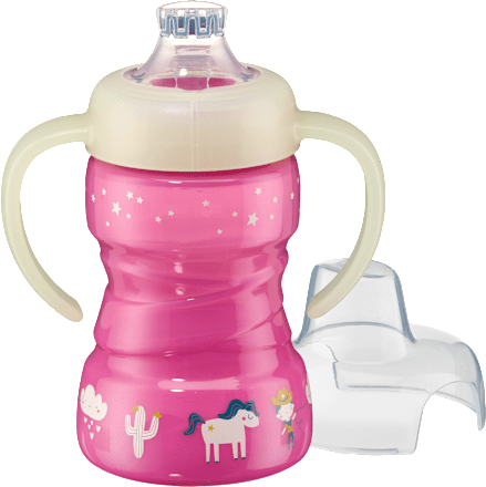 Trinklerntasse Tag & Nacht pink, ab 6. Monat, 260 ml, 1 St
