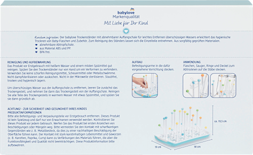Droogrek voor flessen, 1 stuk