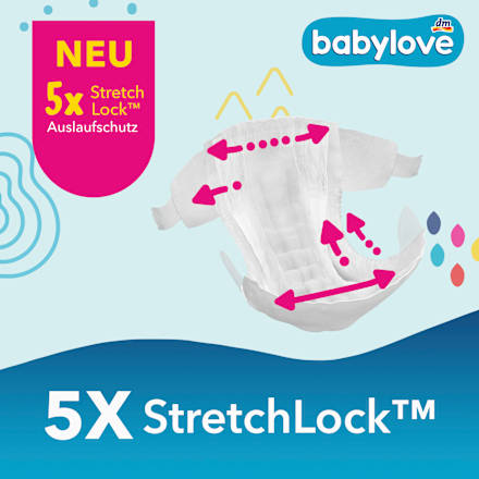 Windeln Premium Gr. 4+ Maxiplus (9-15 kg), Jumbopack, 76 St babylove