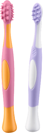 Zahnpflege-Lernset lila/orange, 2 St