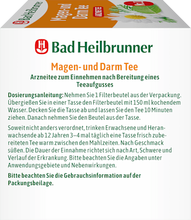 Arzneitee, Magen- & Darm Tee (12 Beutel), 21 g