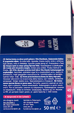 Anti Falten Nachtcreme Vital, 50 ml
