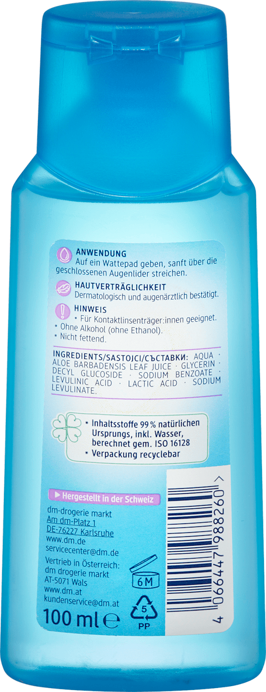 Balea Augen Make-up Entferner ölfrei, 100 ml
